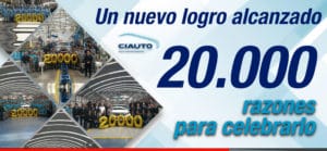 20000 carros ensamblados en CIAUTO