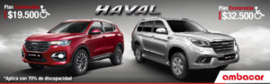 Ambacar plan exonerados Haval H6