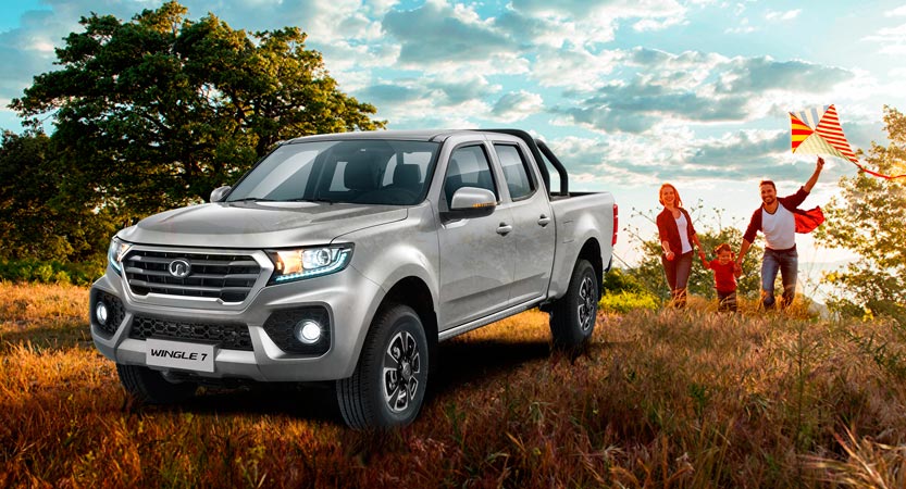 Camioneta Great Wall Wingle 7 gasolina seguridad