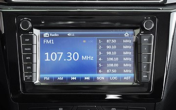SUV Ambacar DFSK 580 radio con pantalla táctil 