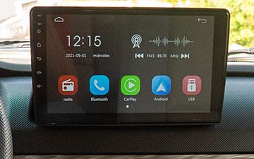 Van Shineray X30 Radio con Apple Car Play y Android Auto