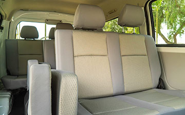 Van Shineray X30 con asientos abatibles